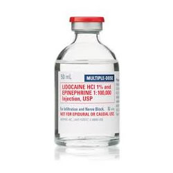 Lidocaine w/ Epinephrine 1% 50ml MDV, 25/box
